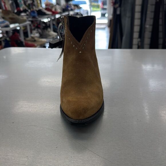 Celine Brown Suede Ankle Boots - Picture 2 of 9